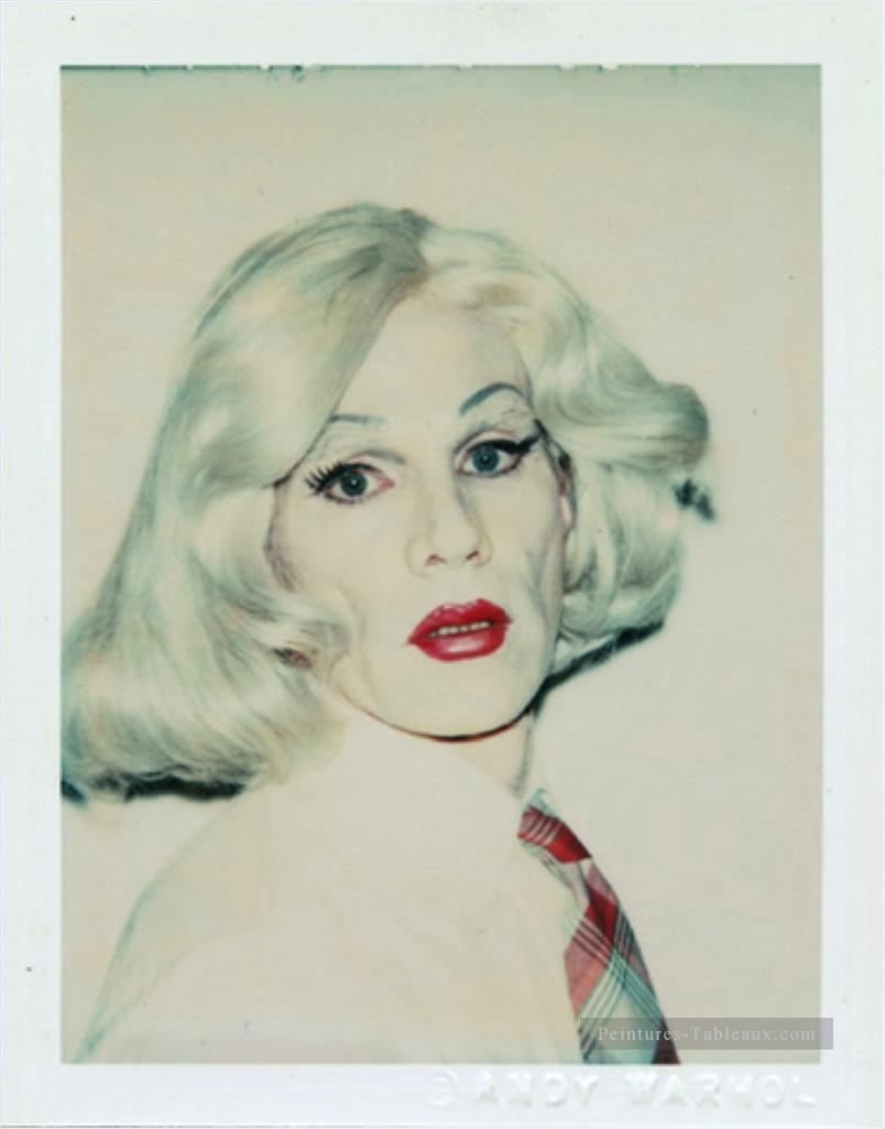 Self Portrait in Drag 2 Andy Warhol Oil Paintings